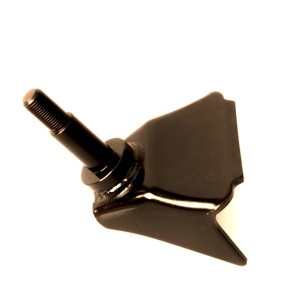 Bracket shock absorber on the frame