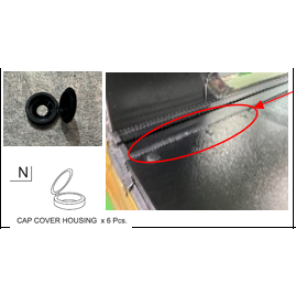 Skrudeksel M6 til Aeroklas rullelokker