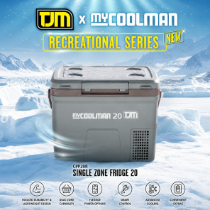 TJM Kompressor kjøleboks, 12/24VDC, 20L