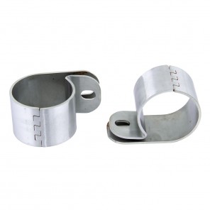 Lykteklammer 63 mm, polert rustfritt (043263) (par)