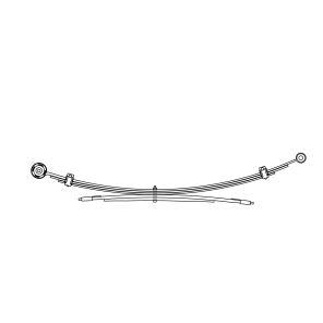 Bladfjær bak Ford Ranger '11–22' | 5 blad | OE AB315B669FR