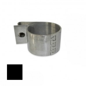 Lykteklammer 76 mm, sort pulverlakk (1 stk)