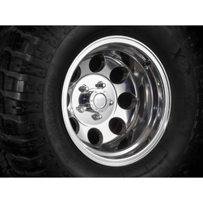 10x15 ET -20  Alloy Wheels, polert, med TUV for YJ