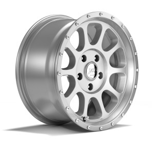 8,5x17 Wheel  ET+12, silver, TÜV godkjent opp til 35