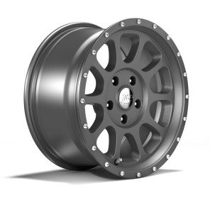 8,5x17 Wheel  ET+12, gunmetal grey, TÜV godkjent opp til 35