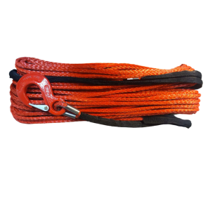 SYNTETISK VINSJ TAU 8MM X 30M (RØD) MED KROK