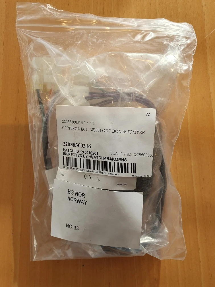 Pcb Control Ecu, Side Windows, Without Box & Jumper (new Type)